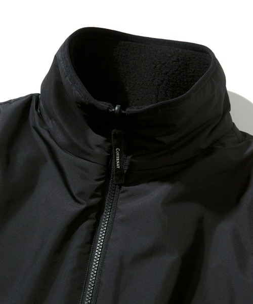 COVERNAT(カバーナット)の「【COVERNAT】REVERSIBLE STAND COLLAR WARM UP JACKET / カバーナット リバーシブル スタンドカラー ウォームアップ ジャケット(ブルゾン・メンズ・ブラック/ブルー/アイボリー・SMALL/MEDIUM/LARGE/X-LARGE)」の14枚目の写真