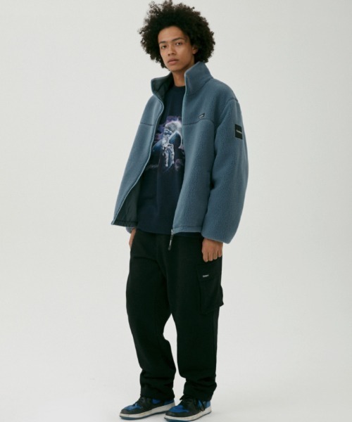 COVERNAT(カバーナット)の「【COVERNAT】REVERSIBLE STAND COLLAR WARM UP JACKET / カバーナット リバーシブル スタンドカラー ウォームアップ ジャケット(ブルゾン・メンズ・ブラック/ブルー/アイボリー・SMALL/MEDIUM/LARGE/X-LARGE)」の7枚目の写真