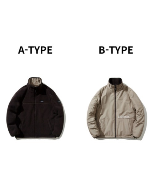 COVERNAT(カバーナット)の「【COVERNAT】REVERSIBLE STAND COLLAR WARM UP JACKET / カバーナット リバーシブル スタンドカラー ウォームアップ ジャケット(ブルゾン・メンズ・ブラック/ブルー/アイボリー・SMALL/MEDIUM/LARGE/X-LARGE)」の8枚目の写真