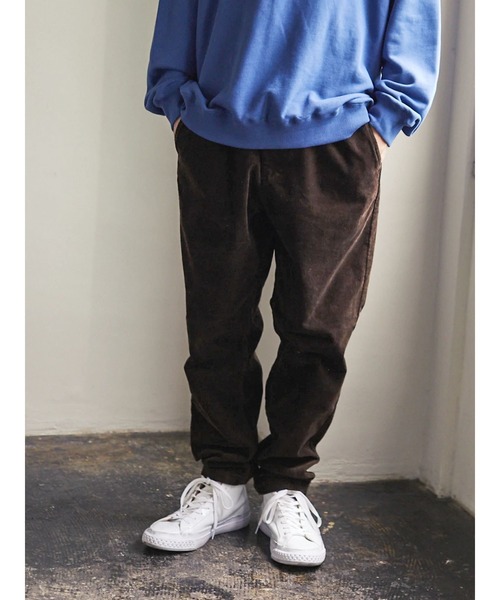 CRAFT STANDARD BOUTIQUE（クラフトスタンダードブティック）の「コーデュロイジョガーパンツ●（その他パンツ・メンズ・ブラック/ブラウン・LL/M/L）」の2枚目の写真