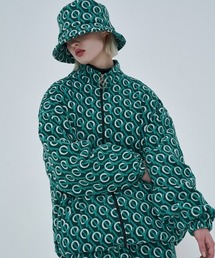 『OY/オーワイ』MONOGRAM FLEECE JACKET/モノグラム フリースジャケット