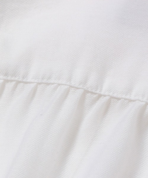 ADAM ET ROPE'（アダムエロペ）の「＜洗える・追加＞フォルムスリーブブザムブラウス（シャツ/ブラウス・レディース・ホワイト/ブラック・FREE）」の14枚目の写真