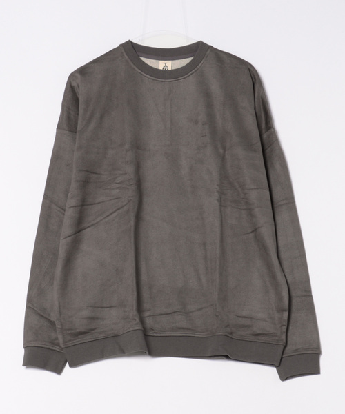 NO WAY（ノーウェイ）の「/スエードタッチドルマンプルオーバー/（Tシャツ/カットソー・メンズ・ベージュ/グレー/サックスブルー/スミクロ・LARGE/MEDIUM）」の3枚目の写真