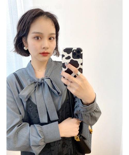JUMELLE（ジュメロ）の「セットレースワンピース（シャツワンピース・レディース・ブラック・FREE）」の5枚目の写真