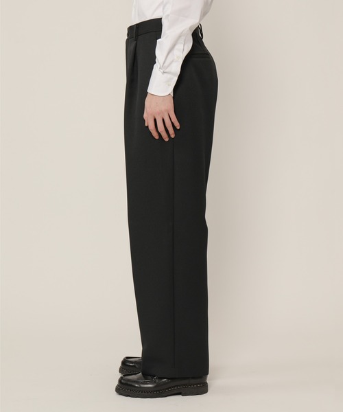 KASHIYAMA（カシヤマ）の「TECH-POLYESTER ストレッチ1タックワイドパンツ（その他パンツ・メンズ・ブラック/ブラウン/ネイビー/グレー・マルチサイズ）」の8枚目の写真