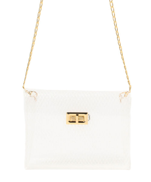 Ray BEAMS（レイビームス）の「bLicensceLL × Ray BEAMS / 別注 クリア メッシュ バッグ（ショルダーバッグ・レディース・ホワイト/ブラック/グリーン系その他2・ONE SIZE）」の17枚目の写真