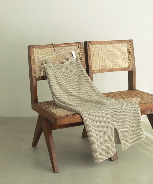 TODAYFUL（トゥデイフル）の「リネンニットスカート（スカート・レディース・グリーン系その他/ナチュラル・38inch/36inch）」の7枚目の写真