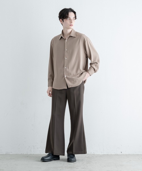 EDDEN ELLEN（エデンエレン）の「【EDDEN ELLEN】レギュラールーズシャツ（シャツ/ブラウス・メンズ・ホワイト/ベージュ/サックスブルー/ピンク/ブラック/チャコールグレー・SMALL/MEDIUM/LARGE/X-SMALL）」の17枚目の写真