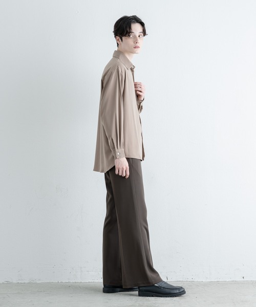 EDDEN ELLEN（エデンエレン）の「【EDDEN ELLEN】レギュラールーズシャツ（シャツ/ブラウス・メンズ・ホワイト/ベージュ/サックスブルー/ピンク/ブラック/チャコールグレー・SMALL/MEDIUM/LARGE/X-SMALL）」の19枚目の写真