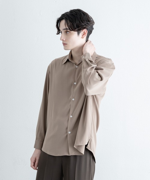 EDDEN ELLEN（エデンエレン）の「【EDDEN ELLEN】レギュラールーズシャツ（シャツ/ブラウス・メンズ・ホワイト/ベージュ/サックスブルー/ピンク/ブラック/チャコールグレー・SMALL/MEDIUM/LARGE/X-SMALL）」の20枚目の写真