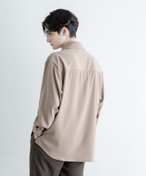 EDDEN ELLEN（エデンエレン）の「【EDDEN ELLEN】レギュラールーズシャツ（シャツ/ブラウス・メンズ・ホワイト/ベージュ/サックスブルー/ピンク/ブラック/チャコールグレー・SMALL/MEDIUM/LARGE/X-SMALL）」の21枚目の写真