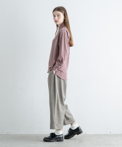 EDDEN ELLEN（エデンエレン）の「【EDDEN ELLEN】レギュラールーズシャツ（シャツ/ブラウス・メンズ・ホワイト/ベージュ/サックスブルー/ピンク/ブラック/チャコールグレー・SMALL/MEDIUM/LARGE/X-SMALL）」の7枚目の写真