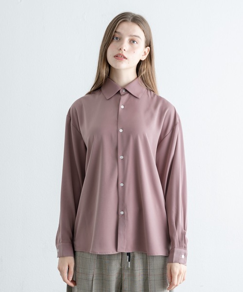 EDDEN ELLEN（エデンエレン）の「【EDDEN ELLEN】レギュラールーズシャツ（シャツ/ブラウス・メンズ・ホワイト/ベージュ/サックスブルー/ピンク/ブラック/チャコールグレー・SMALL/MEDIUM/LARGE/X-SMALL）」の9枚目の写真