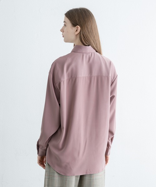 EDDEN ELLEN（エデンエレン）の「【EDDEN ELLEN】レギュラールーズシャツ（シャツ/ブラウス・メンズ・ホワイト/ベージュ/サックスブルー/ピンク/ブラック/チャコールグレー・SMALL/MEDIUM/LARGE/X-SMALL）」の10枚目の写真