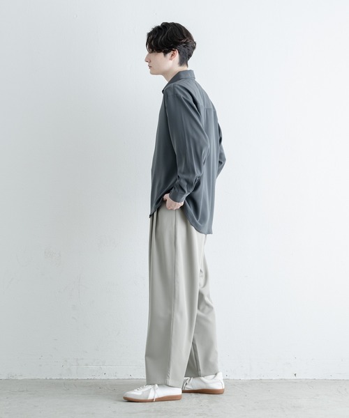 EDDEN ELLEN（エデンエレン）の「【EDDEN ELLEN】レギュラールーズシャツ（シャツ/ブラウス・メンズ・ホワイト/ベージュ/サックスブルー/ピンク/ブラック/チャコールグレー・SMALL/MEDIUM/LARGE/X-SMALL）」の13枚目の写真