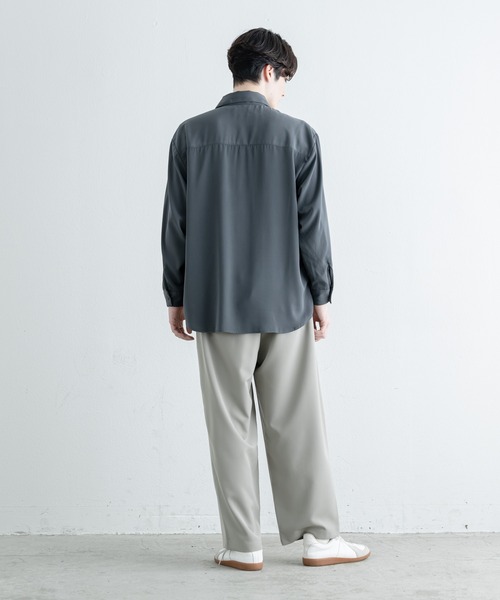 EDDEN ELLEN（エデンエレン）の「【EDDEN ELLEN】レギュラールーズシャツ（シャツ/ブラウス・メンズ・ホワイト/ベージュ/サックスブルー/ピンク/ブラック/チャコールグレー・SMALL/MEDIUM/LARGE/X-SMALL）」の14枚目の写真