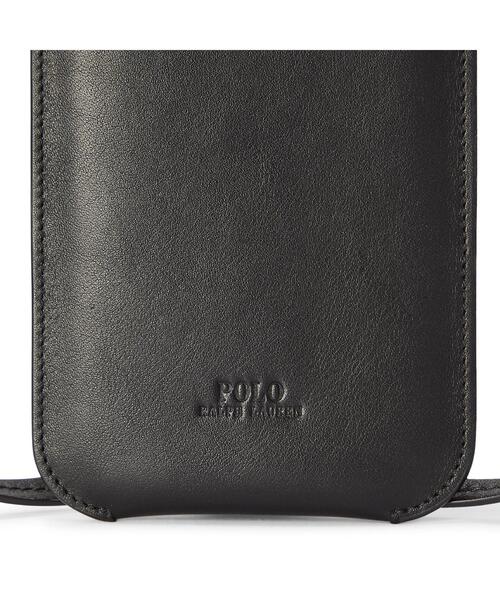 POLO ケース 黒 POLO RALPH LAUREN 名刺入れ ソフトシュリンクレザー カード