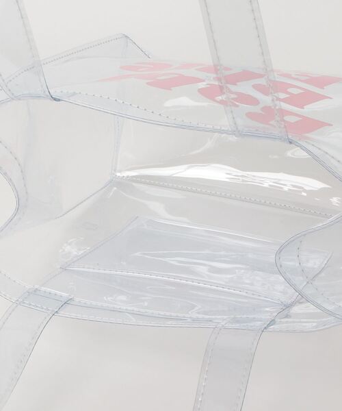 WC（ダブル シー）の「WC/カラーロゴクリアトート（トートバッグ・レディース・オレンジ/ピンク/グリーン・FREE）」の12枚目の写真