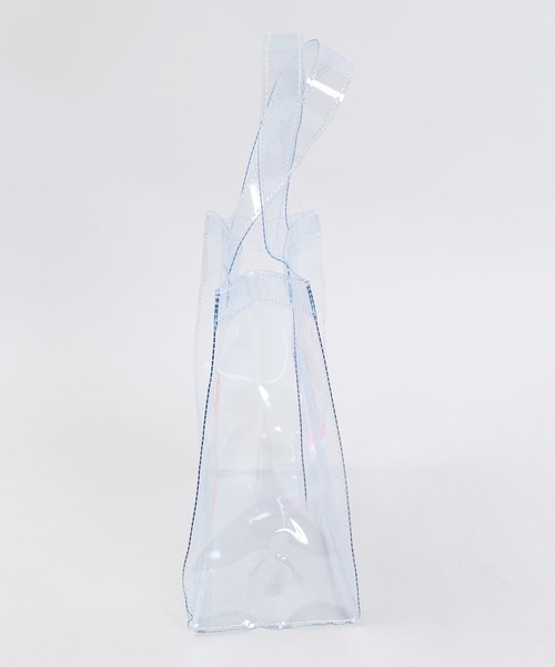 WC（ダブル シー）の「WC/カラーロゴクリアトート（トートバッグ・レディース・オレンジ/ピンク/グリーン・FREE）」の5枚目の写真