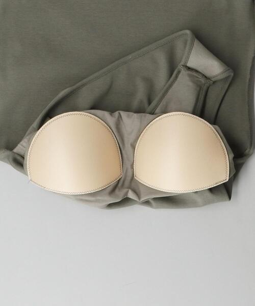 BEAUTY&YOUTH UNITED ARROWS（ビューティーアンドユースユナイテッドアローズ）の「BY フライスワンショルダーブラタンクトップ（タンクトップ・レディース・ブラック/オリーブ/モカ・FREE）」の8枚目の写真