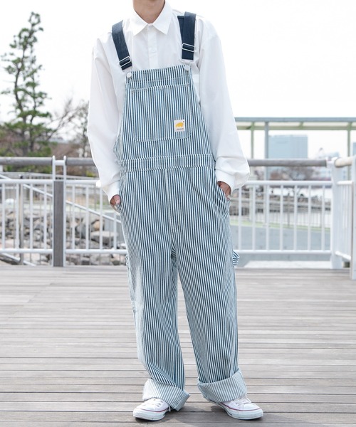 PairPair（ペアペア）の「ワッペン付きオーバーオール2（ユニセックス）（サロペット/オーバーオール・メンズ・オフホワイト/インディゴブルー/モカ/ブルー系その他・MEDIUM/LARGE）」の13枚目の写真