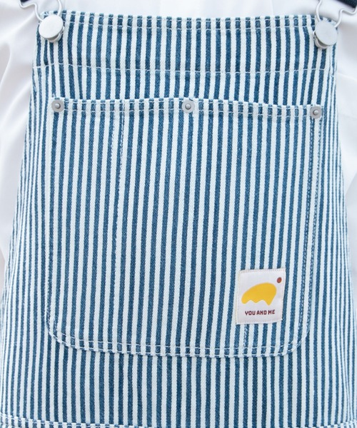 PairPair（ペアペア）の「ワッペン付きオーバーオール2（ユニセックス）（サロペット/オーバーオール・メンズ・オフホワイト/インディゴブルー/モカ/ブルー系その他・MEDIUM/LARGE）」の14枚目の写真