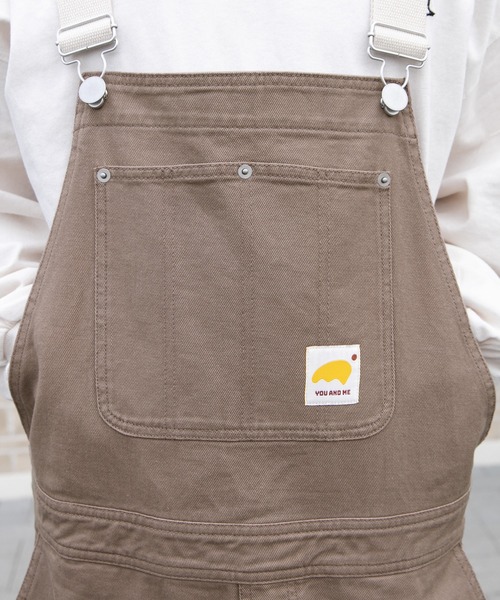 PairPair（ペアペア）の「ワッペン付きオーバーオール2（ユニセックス）（サロペット/オーバーオール・メンズ・オフホワイト/インディゴブルー/モカ/ブルー系その他・MEDIUM/LARGE）」の20枚目の写真