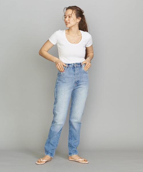 Lepidos（レピドス）の「＜ROLLA`S＞ELLE ブルージーンズ（デニムパンツ・レディース・コバルトブルー・24/25/26/27）」の3枚目の写真