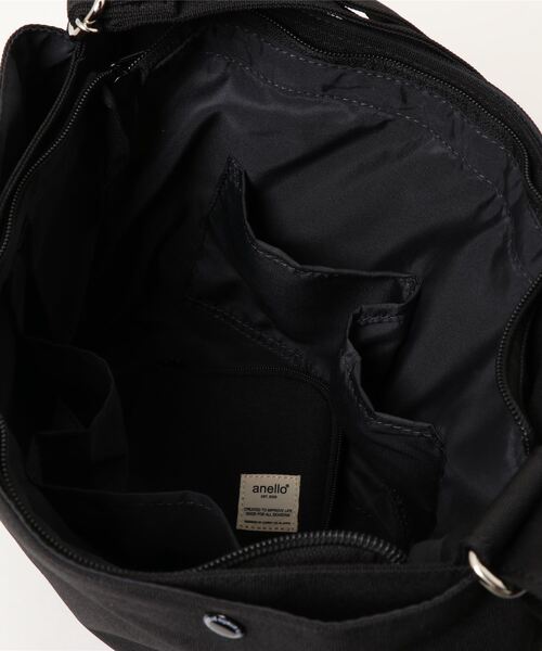 anello（アネロ）の「【anello】10ポケットショルダー（ショルダーバッグ・レディース・ブラック/カーキブラウン・ONE SIZE）」の7枚目の写真