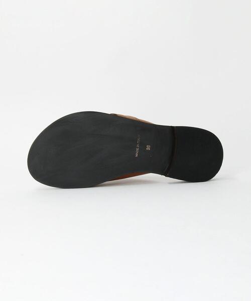 BEAUTY&YOUTH UNITED ARROWS（ビューティーアンドユースユナイテッドアローズ）の「＜CORSO ROMA 9＞バックルレザーサンダル ◆（サンダル・レディース・ブラック/ブラウン・38/35/36/37）」の4枚目の写真