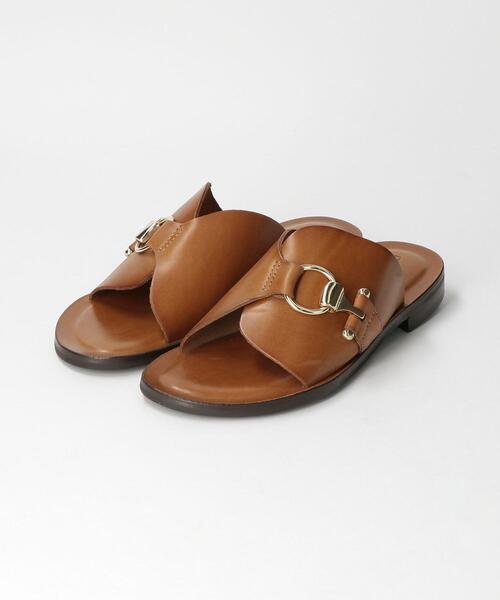 BEAUTY&YOUTH UNITED ARROWS（ビューティーアンドユースユナイテッドアローズ）の「＜CORSO ROMA 9＞バックルレザーサンダル ◆（サンダル・レディース・ブラック/ブラウン・38/35/36/37）」の10枚目の写真