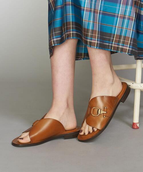 BEAUTY&YOUTH UNITED ARROWS（ビューティーアンドユースユナイテッドアローズ）の「＜CORSO ROMA 9＞バックルレザーサンダル ◆（サンダル・レディース・ブラック/ブラウン・38/35/36/37）」の11枚目の写真