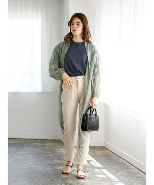 koe（コエ）の「洗い加工ツイルパンツ＊（その他パンツ・レディース・アイボリー/ベージュ・M）」の13枚目の写真