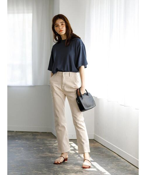 koe（コエ）の「洗い加工ツイルパンツ＊（その他パンツ・レディース・アイボリー/ベージュ・M）」の14枚目の写真