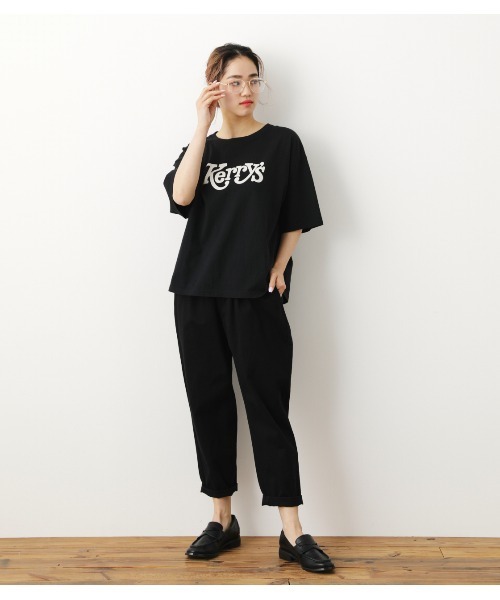 RODEO CROWNS WIDE BOWL(ロデオクラウンズワイドボウル)の「Kerry's Tシャツ(Tシャツ/カットソー・レディース・オフホワイト/ベージュ/ブラック・FREE)」の21枚目の写真