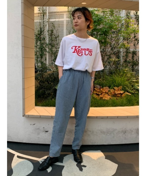 RODEO CROWNS WIDE BOWL(ロデオクラウンズワイドボウル)の「Kerry's Tシャツ(Tシャツ/カットソー・レディース・オフホワイト/ベージュ/ブラック・FREE)」の12枚目の写真