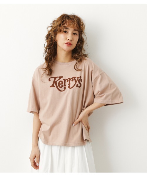 RODEO CROWNS WIDE BOWL(ロデオクラウンズワイドボウル)の「Kerry's Tシャツ(Tシャツ/カットソー・レディース・オフホワイト/ベージュ/ブラック・FREE)」の6枚目の写真