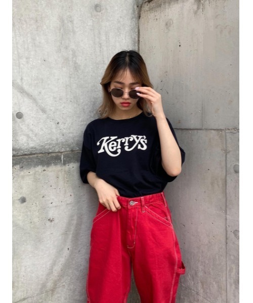 RODEO CROWNS WIDE BOWL(ロデオクラウンズワイドボウル)の「Kerry's Tシャツ(Tシャツ/カットソー・レディース・オフホワイト/ベージュ/ブラック・FREE)」の13枚目の写真