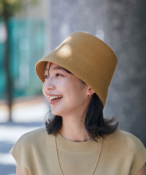 VIS(ビス)の「雑材バケットハット(ハット・レディース・ベージュ系その他/ベージュ・FREE)」の2枚目の写真