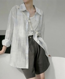 ACT（アクト）の「【ACT -fascination design-】総柄シースルーブラウス（シャツ/ブラウス）」