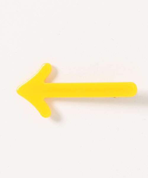 Fun & Daily（ファンアンドデイリー）の「F&D : 矢印カラーヘアクリップ（バレッタ/ヘアクリップ・レディース・グレー/グリーン/イエロー/ピンク/オレンジ・FREE）」の4枚目の写真
