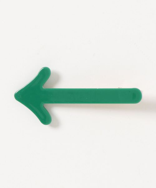 Fun & Daily（ファンアンドデイリー）の「F&D : 矢印カラーヘアクリップ（バレッタ/ヘアクリップ・レディース・グレー/グリーン/イエロー/ピンク/オレンジ・FREE）」の8枚目の写真