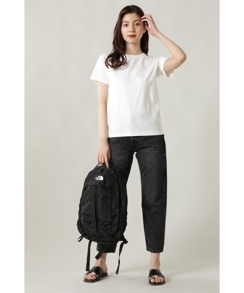 ROSE BUD(ローズバッド)の「ベーシックTシャツ(Tシャツ/カットソー・レディース・パープル/ホワイト/ブラック/ブルー・FREE)」の9枚目の写真