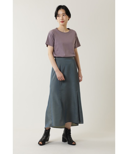 ROSE BUD(ローズバッド)の「ベーシックTシャツ(Tシャツ/カットソー・レディース・パープル/ホワイト/ブラック/ブルー・FREE)」の11枚目の写真