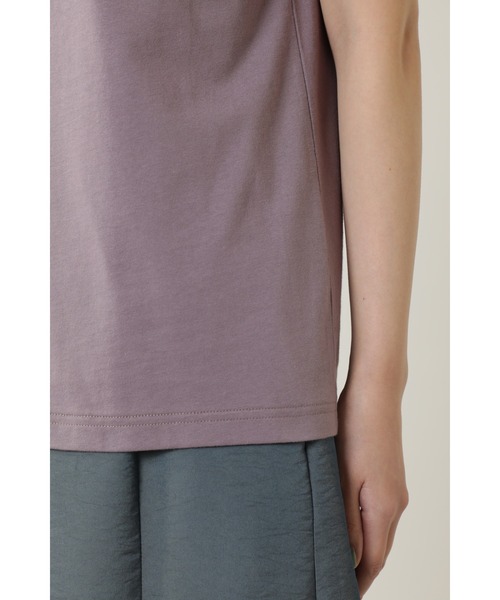 ROSE BUD(ローズバッド)の「ベーシックTシャツ(Tシャツ/カットソー・レディース・パープル/ホワイト/ブラック/ブルー・FREE)」の17枚目の写真