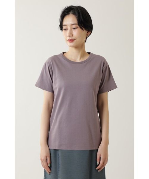 ROSE BUD(ローズバッド)の「ベーシックTシャツ(Tシャツ/カットソー・レディース・パープル/ホワイト/ブラック/ブルー・FREE)」の12枚目の写真