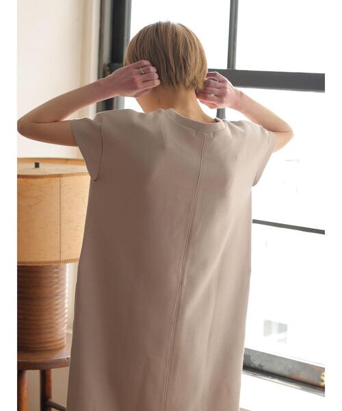 rem closet（レムクローゼット）の「クロスシームワンピース（ワンピース・レディース・ブラック/ベージュ・S）」の11枚目の写真