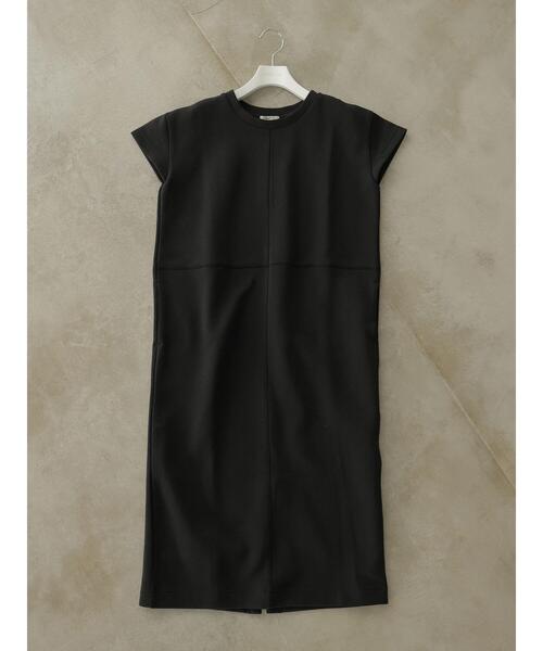 rem closet（レムクローゼット）の「クロスシームワンピース（ワンピース・レディース・ブラック/ベージュ・S）」の10枚目の写真