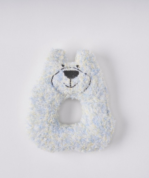 CUISINE HABITS（クイジーヌハビッツ）の「コットンキャンディカラー ラトル（ベビーギフト・キッズ・ピンク/アイボリー・フリー）」の2枚目の写真