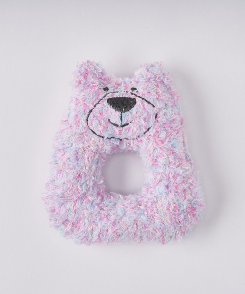 CUISINE HABITS（クイジーヌハビッツ）の「コットンキャンディカラー ラトル（ベビーギフト・キッズ・ピンク/アイボリー・フリー）」の3枚目の写真